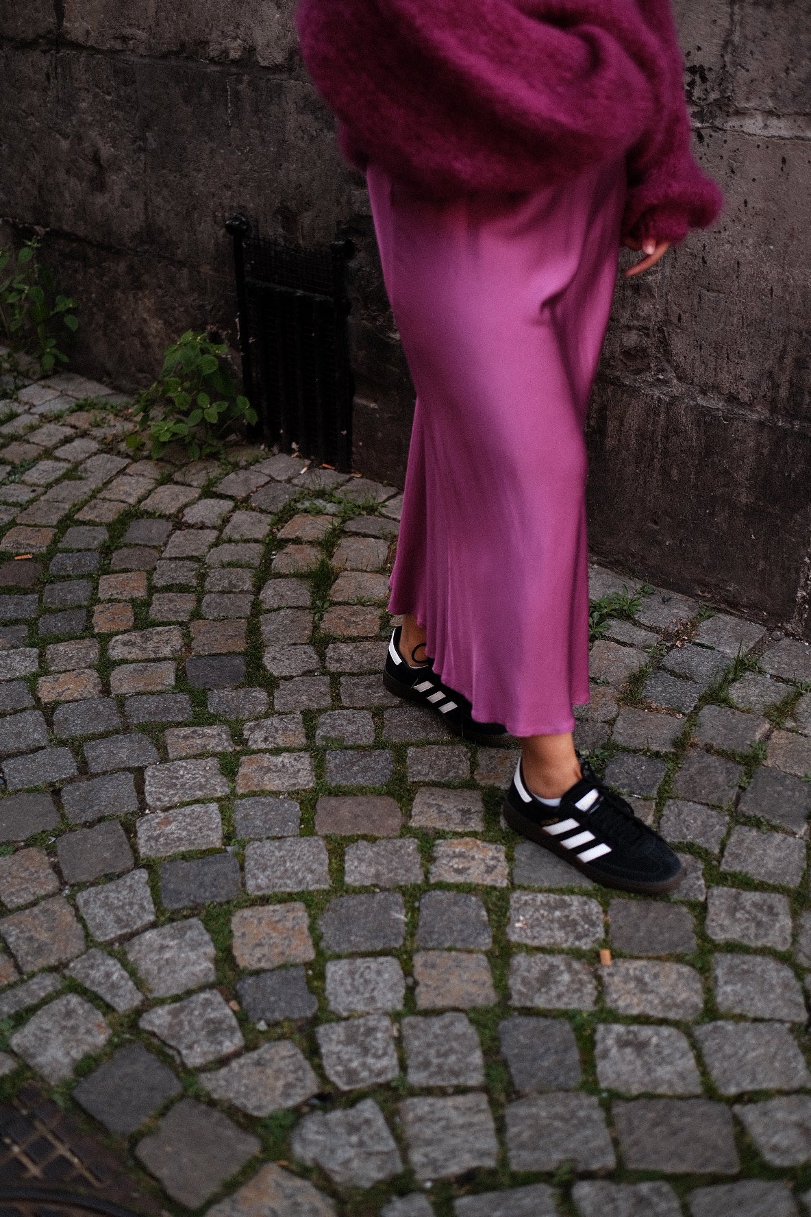 RAAN - MOHAIR GROFGEBREID FUCHSIA