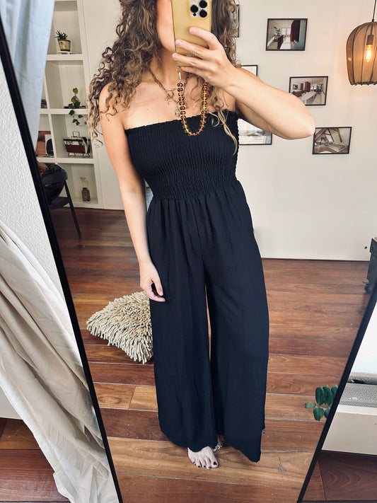 LOUIE - JUMPSUIT ZWART