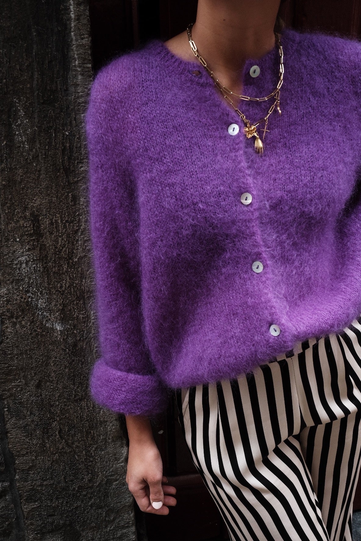 LOU - MOHAIR VEST PAARS