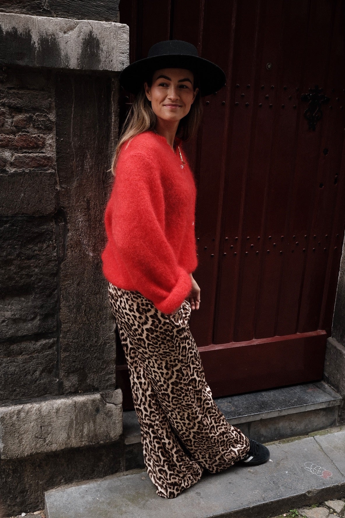 LOU - MOHAIR VEST ROOD