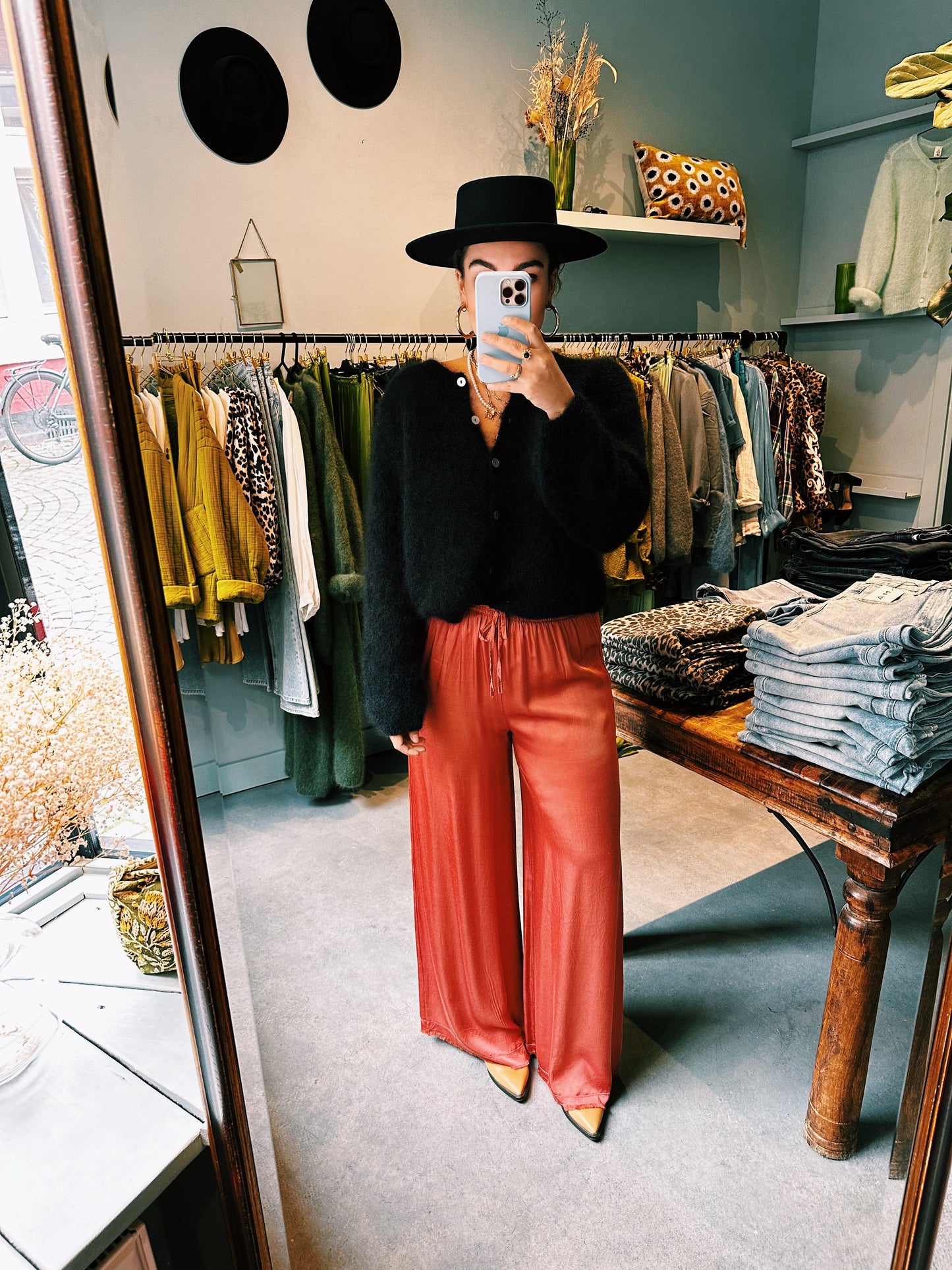 ABBEY - LOSSE VISCOSE BROEK ROEST FRANJES