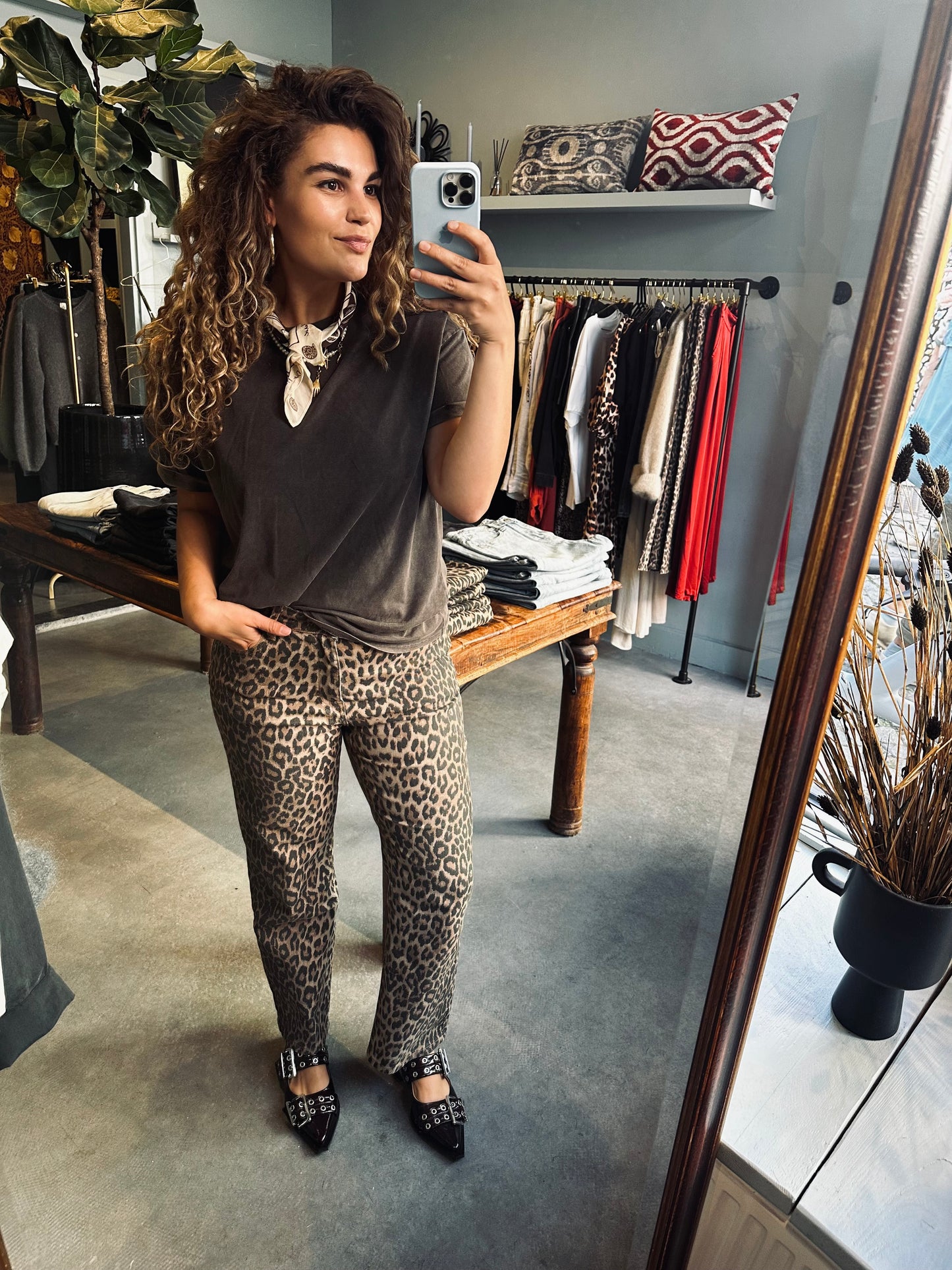 LOLA - JEANS PANTERPRINT