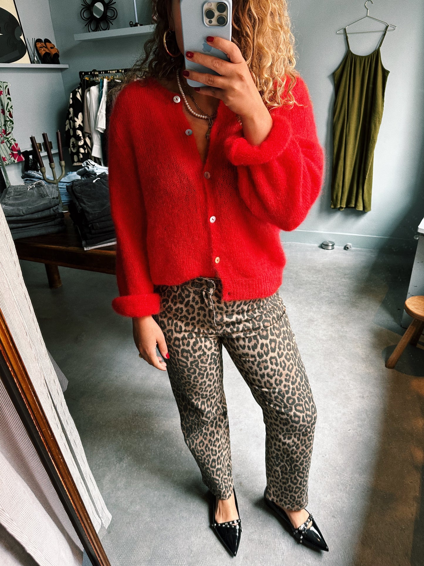 LOLA - JEANS PANTERPRINT