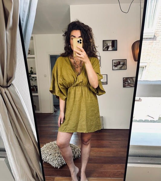 MOS - LINNEN JURK OKER