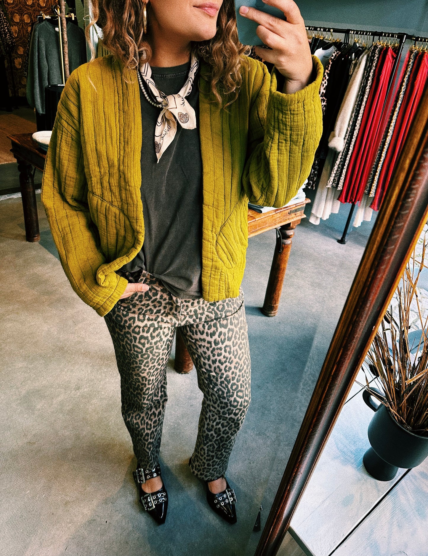 LOLA - JEANS PANTERPRINT