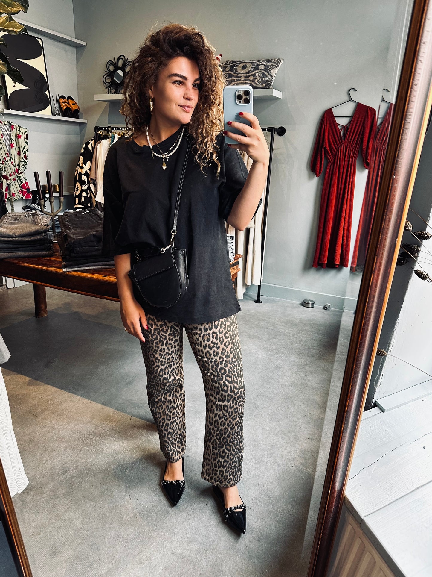 LOLA - JEANS PANTERPRINT