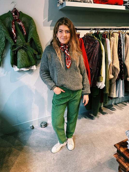 SOL - RIB BROEK GROEN
