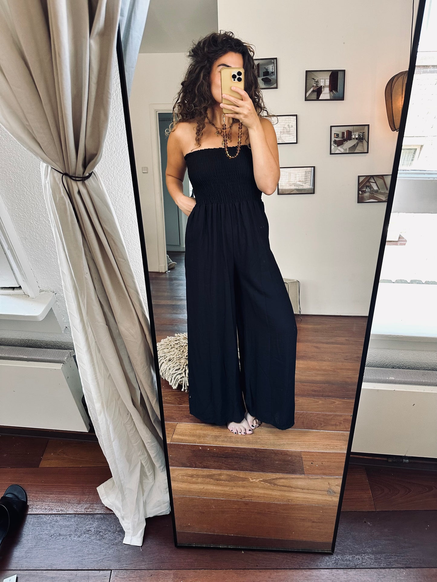 LOUIE - JUMPSUIT ZWART
