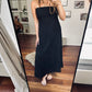 SEP - STRAPLESS JURK ZWART
