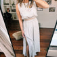 ROOS - LINNEN SET BEIGE
