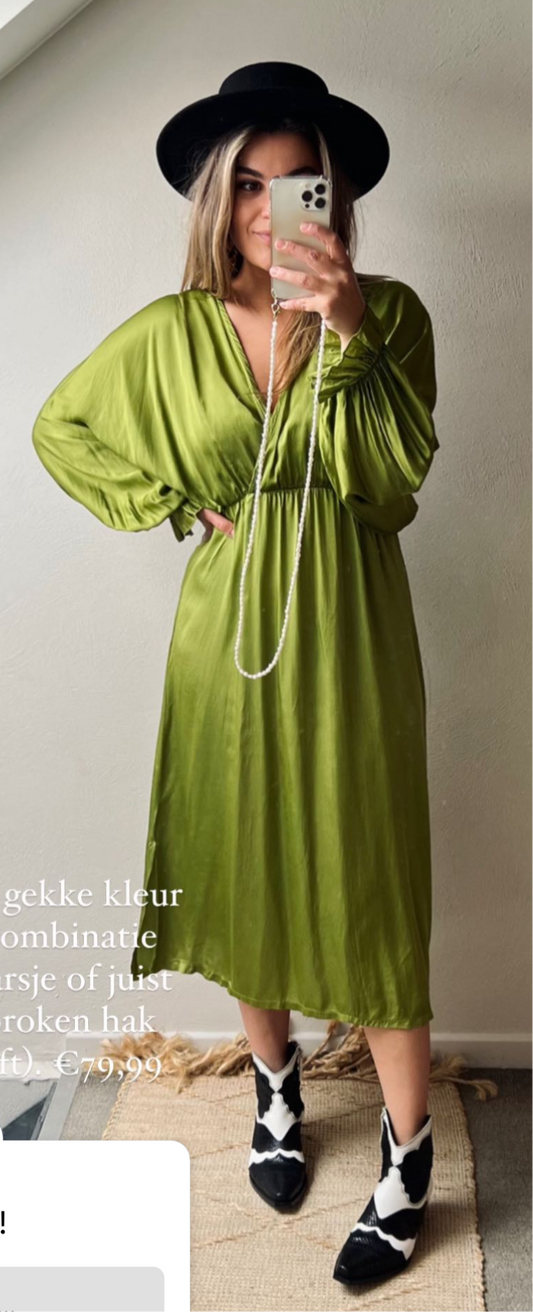 JURK - GROEN VISCOSE