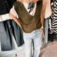 GILET - MOHAIR GROEN