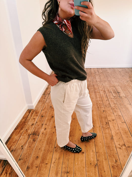 MORRIS - BALLOON BROEK ECRU