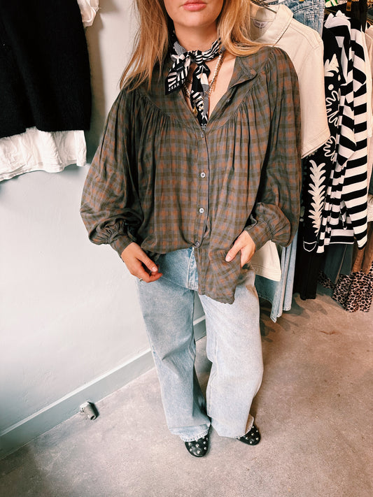 BLOUSE - GEBLOKT