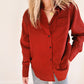 BLOUSE - SW BRUIN/ROOD GEBLOKT