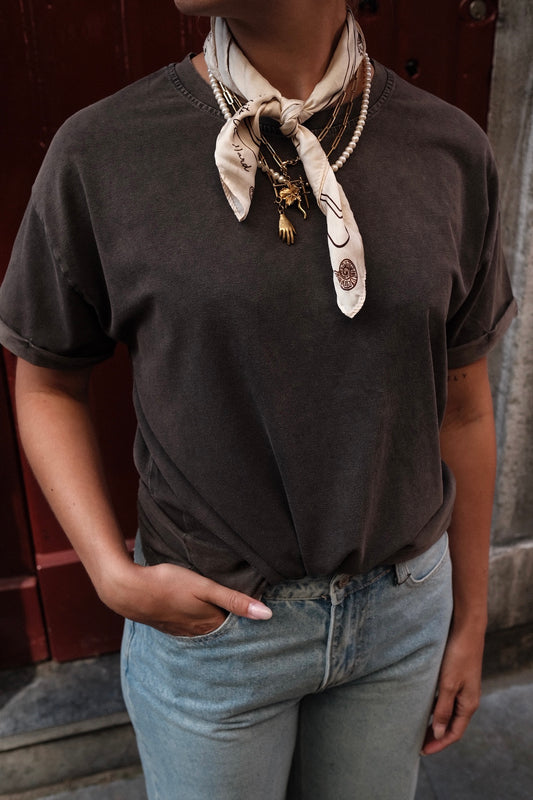 T-SHIRT - GRIJS PERFECTE BASIS SHIRT