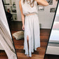 ROOS - LINNEN SET BEIGE