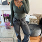 BODY - GROEN LANGE MOUW
