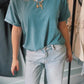 JEANS - WIDELEG BLAUW