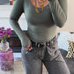 BODY - GROEN LANGE MOUW